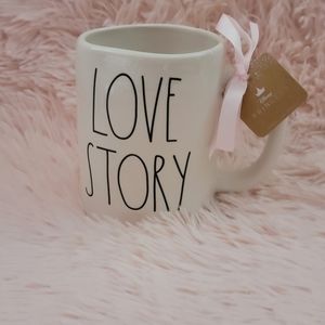 NEW Rae Dunn Disney Beauty and the Beast "Love Story" mug